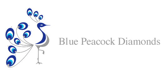 Logo Blue peackock diamonds